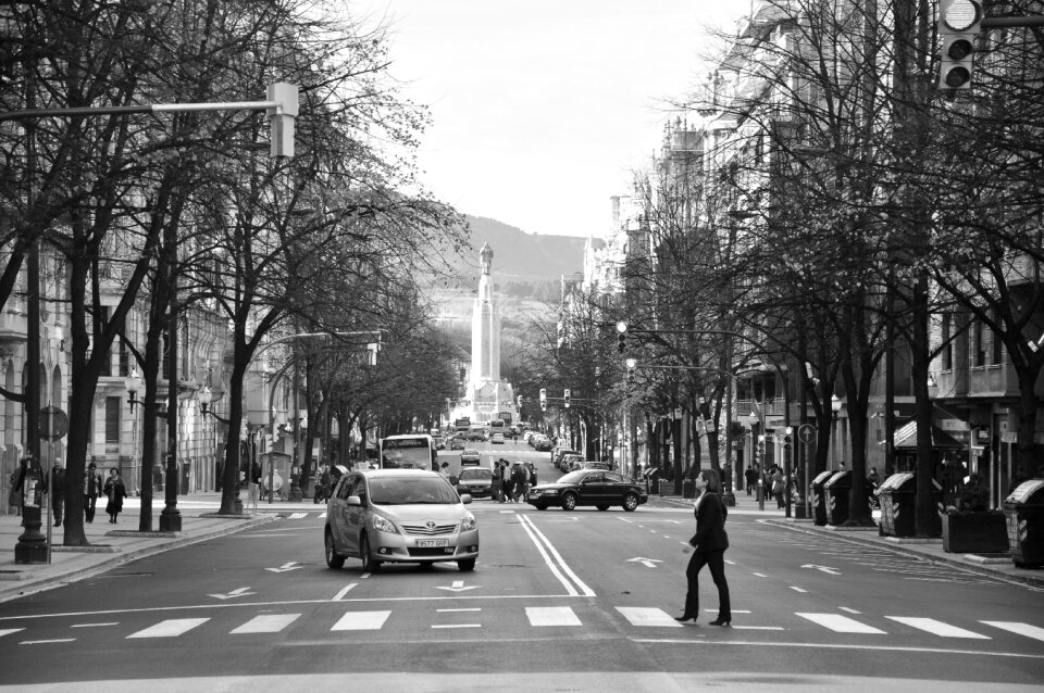 Street step pedestrian city
