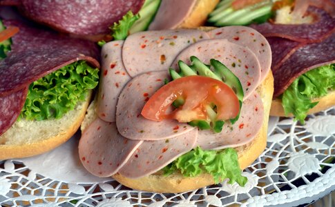 Sausage bread fresh sausage salami