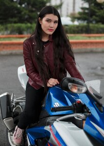 Girl brunette beautiful