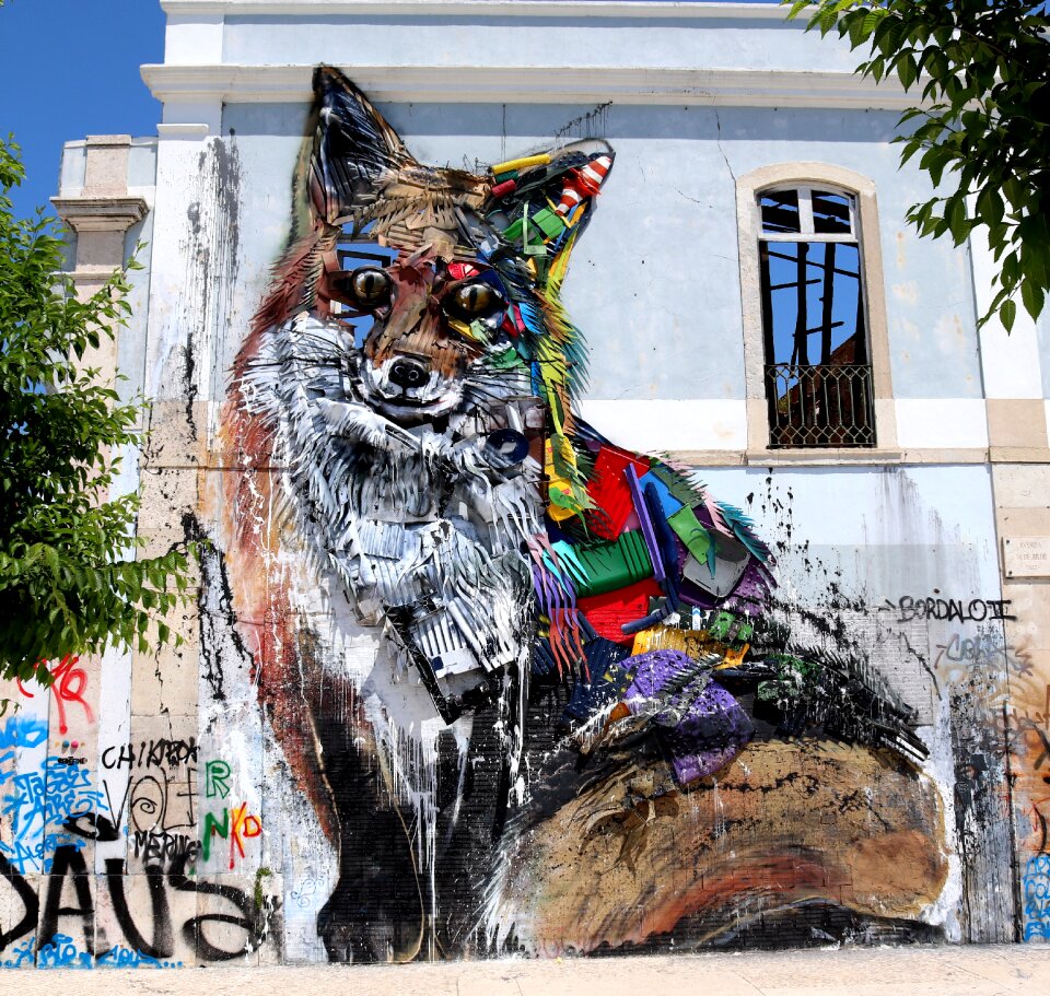 Art facade hauswand