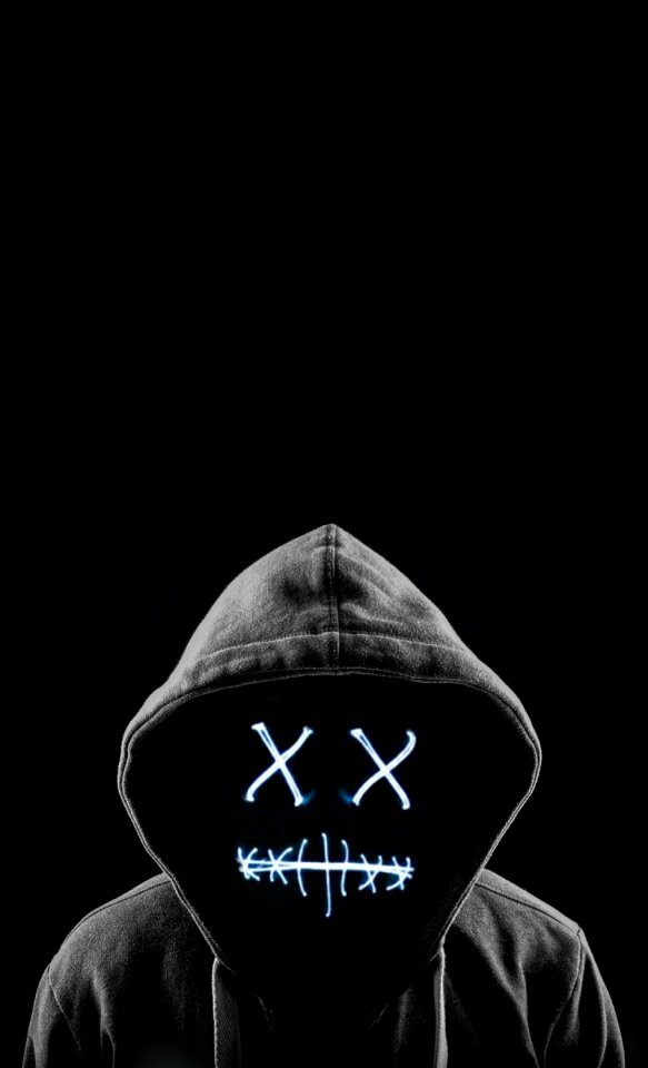 Hoodie stare lockscreen wallpaper