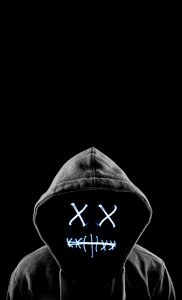 Hoodie stare lockscreen wallpaper