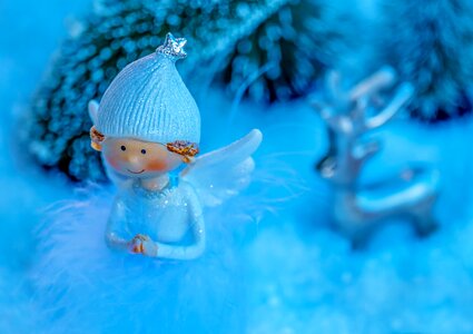 Angel figure wing cap