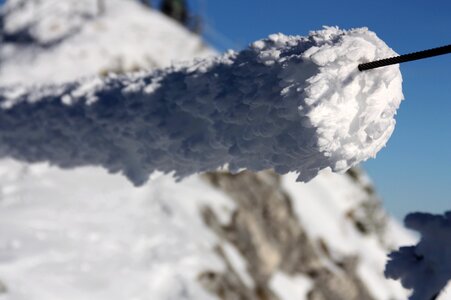 Cold alpine frost