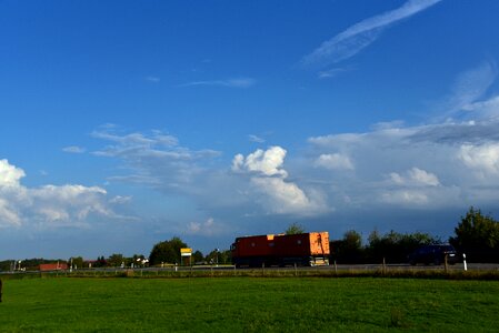 Overland transport sky photo