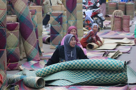 Market amuntai south borneo