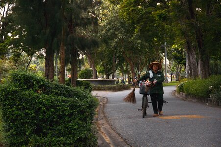 Thailand lady park photo