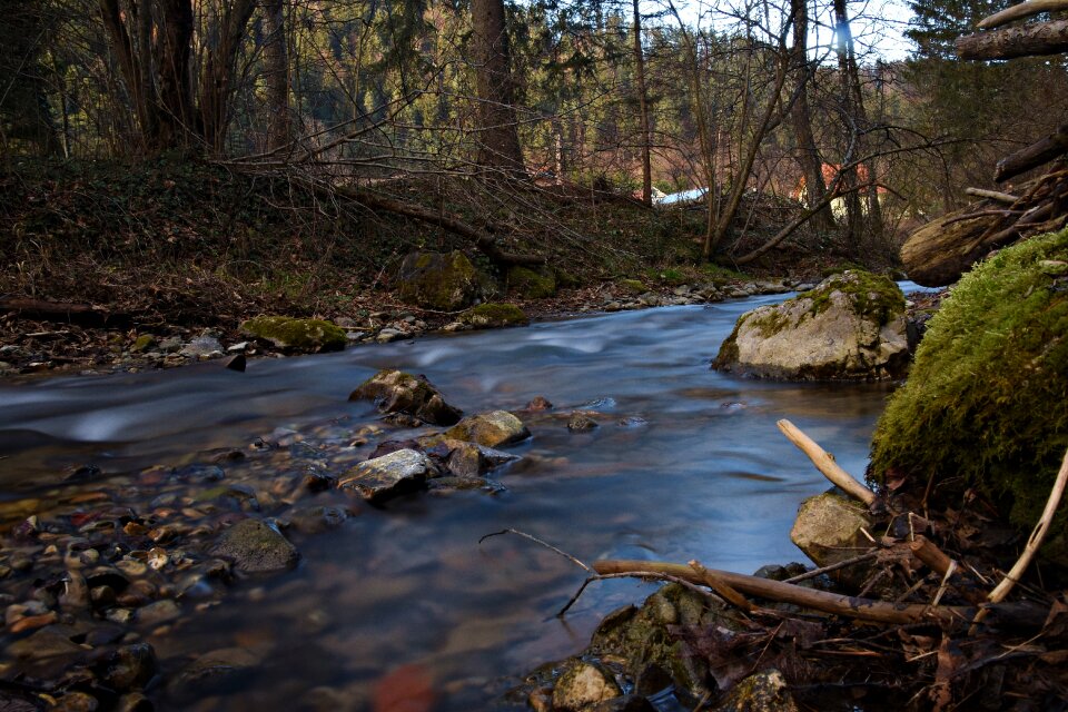 Bach waterfall landscape