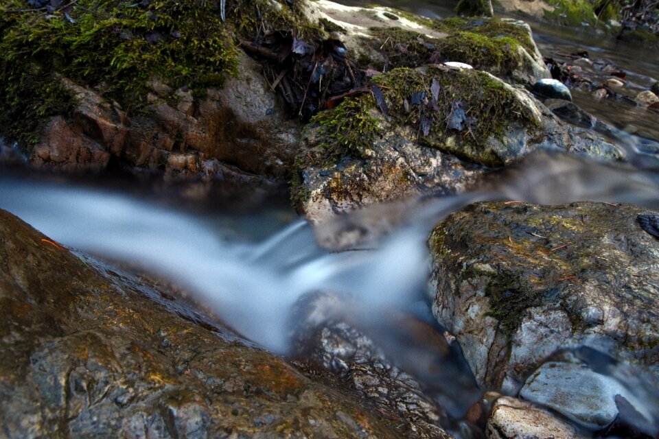 Bach waterfall landscape