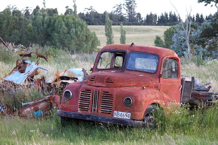 Abandoned transport old photo