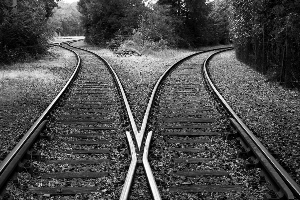Railway gleise rail traffic