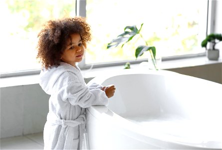 Child Girl Bathroom