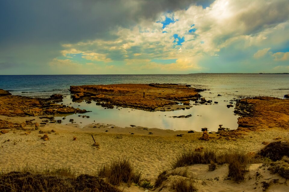 Landscape beach empty photo