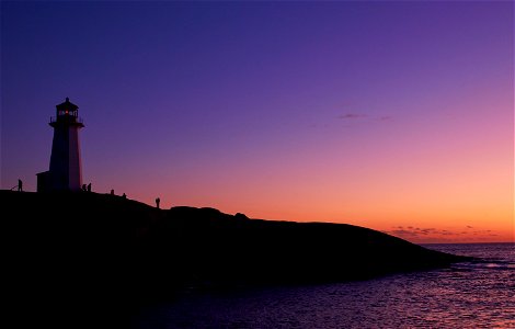 Lighthouse Sunset Coast