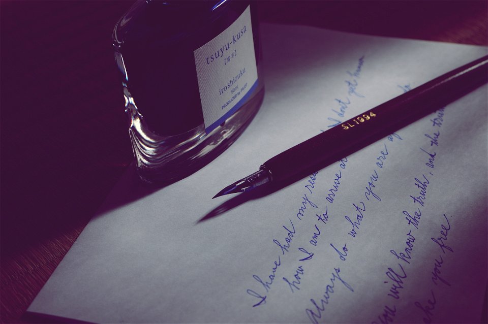 Letter Fountain Pen