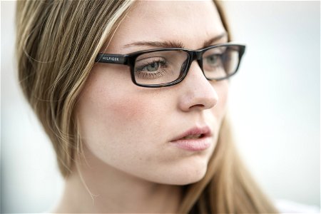 Face Woman Glasses photo