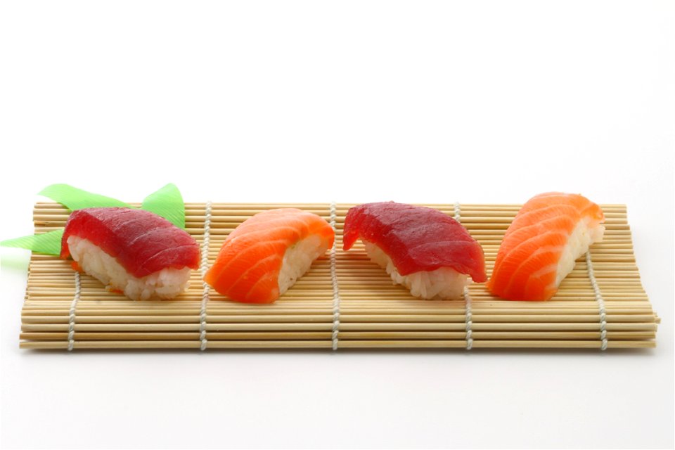 Salmon Tuna Sushi Food