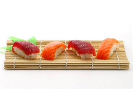 Salmon Tuna Sushi Food photo
