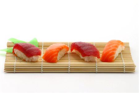 Salmon Tuna Sushi Food
