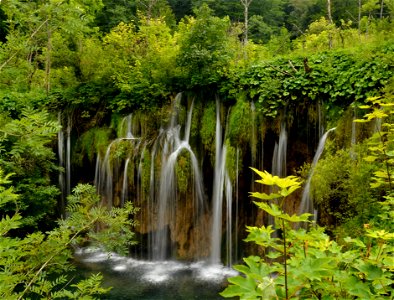 Waterfall Plitvice Lakes National Park photo