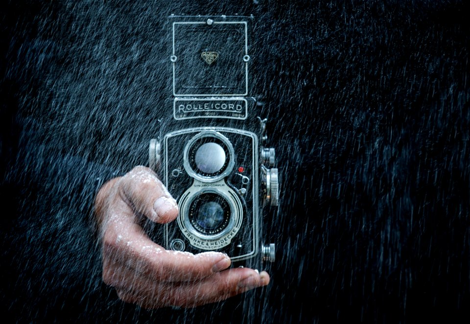 Twin Lens Reflex Camera Rain photo