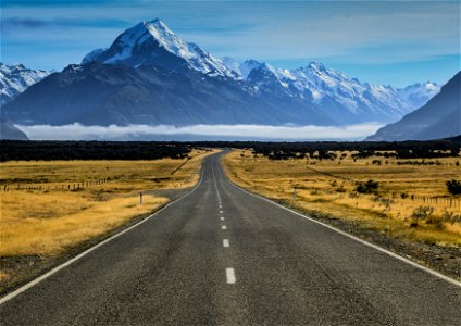 Mountain Road New Zealand photo