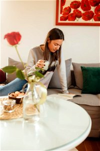 Woman Girl Read Book