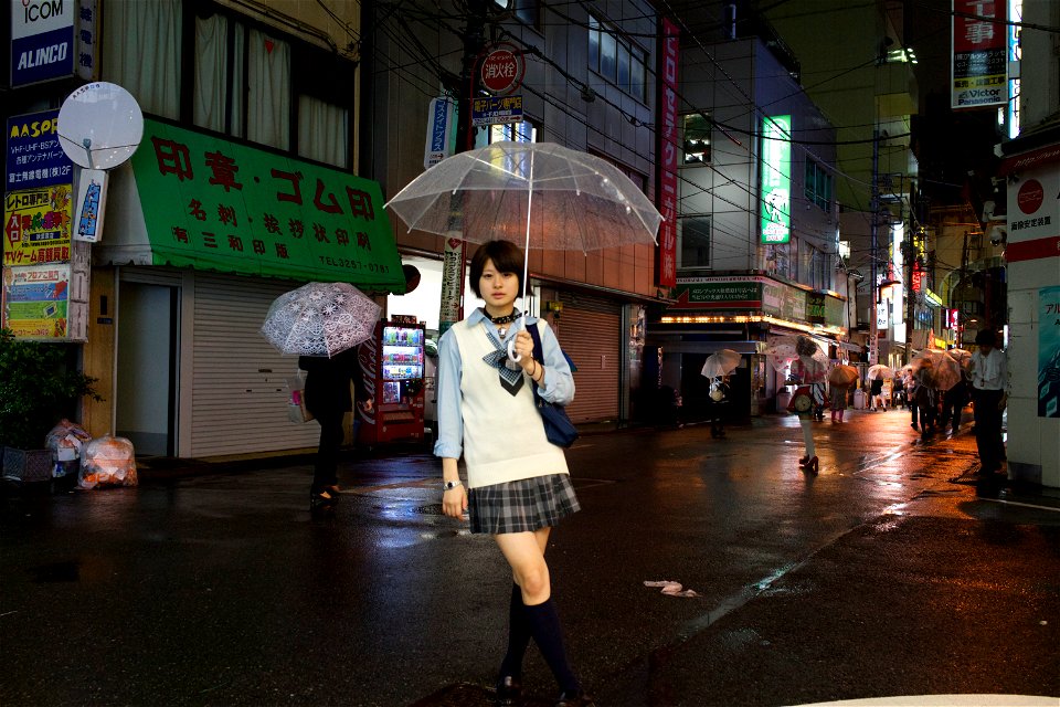 Female Student Umbrella