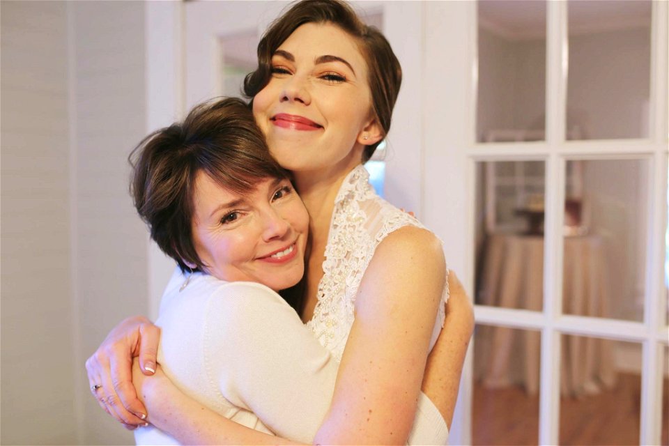 Mother Daughter Hug photo