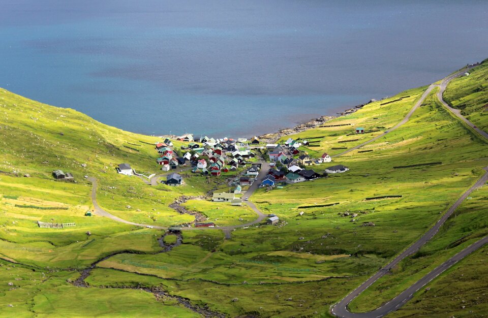 Faroese settlement eysturoy faroe islands