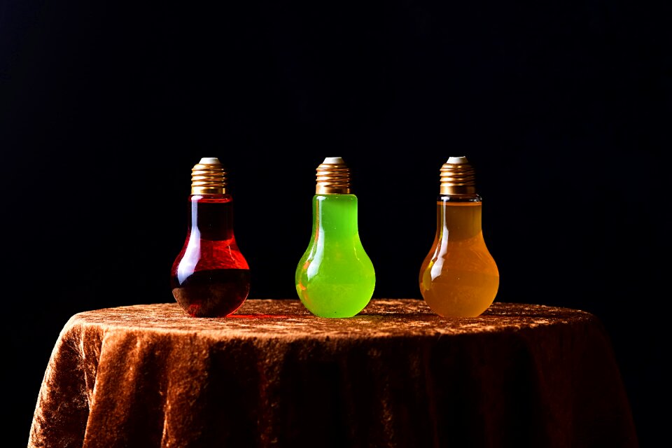 Beverages decoration colorful