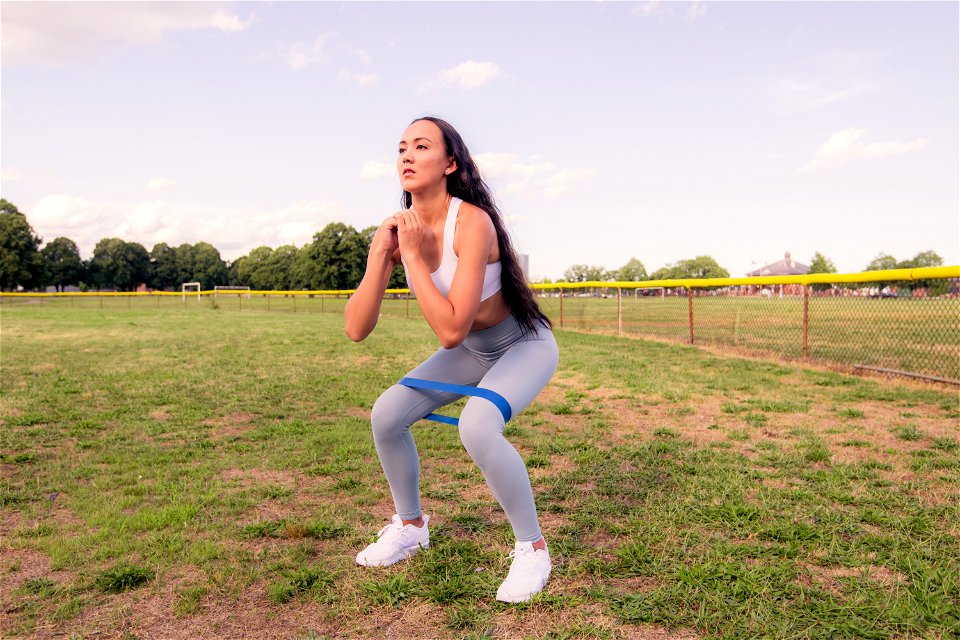 Girl Exercise Squat