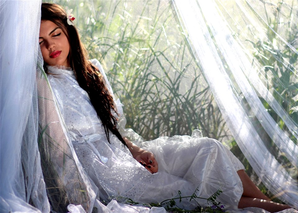Woman Girl Portrait Sleep