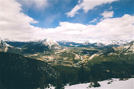 Mountain Range Landscape