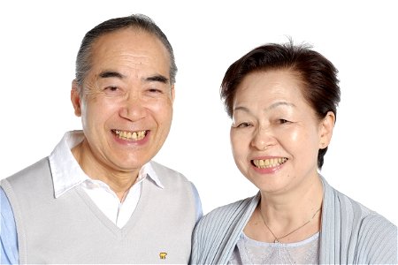 Senior Couple Smile