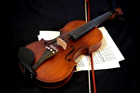 Violin Musical Score photo