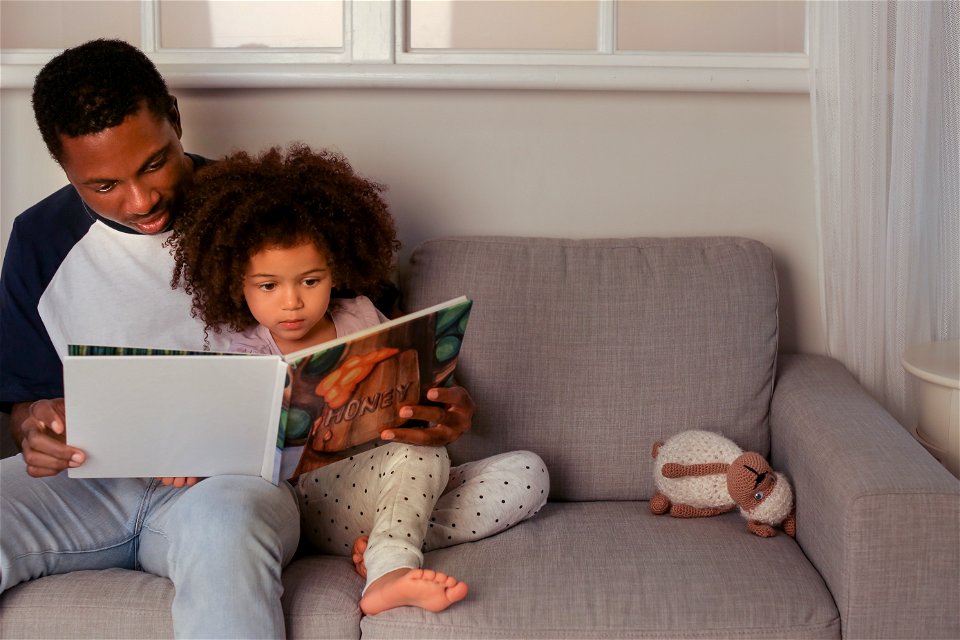 Father Daughter Book Reading
