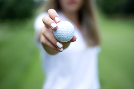 Golf Ball Woman