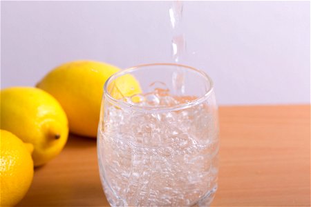 Lemons Carbonated Water Drink photo