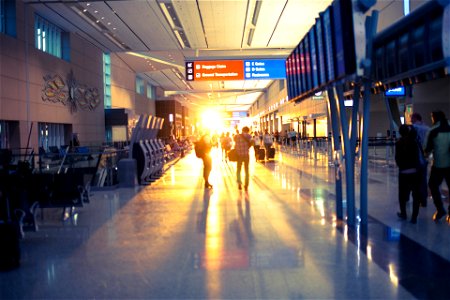 Airport Sunset photo