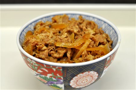 Gyudon Beef Bowl Food