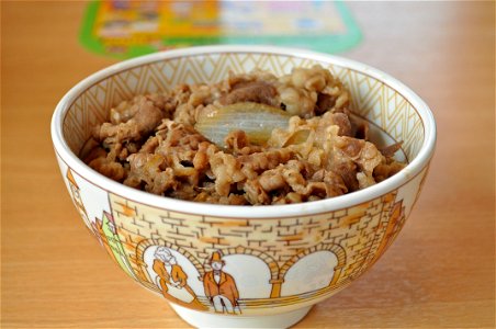 Gyudon Beef Bowl Food