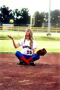 Baseball Girl Sports photo