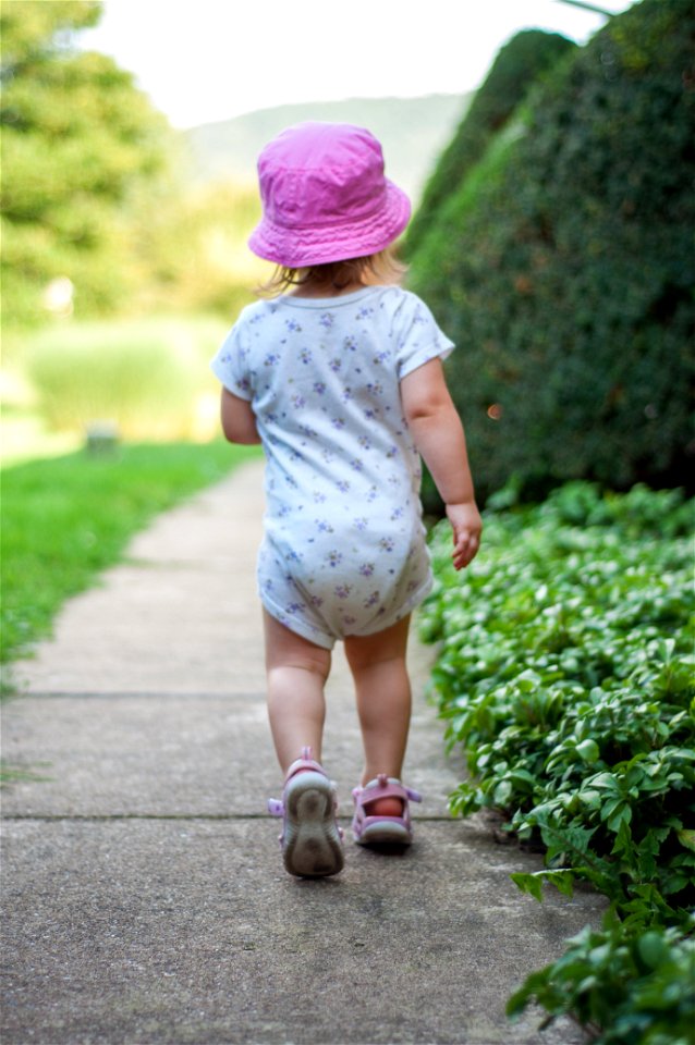 Baby Girl Walk photo