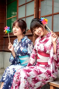Women Girls Yukata