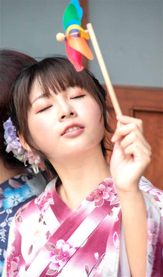 Woman Girl Yukata
