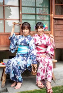 Women Girls Yukata