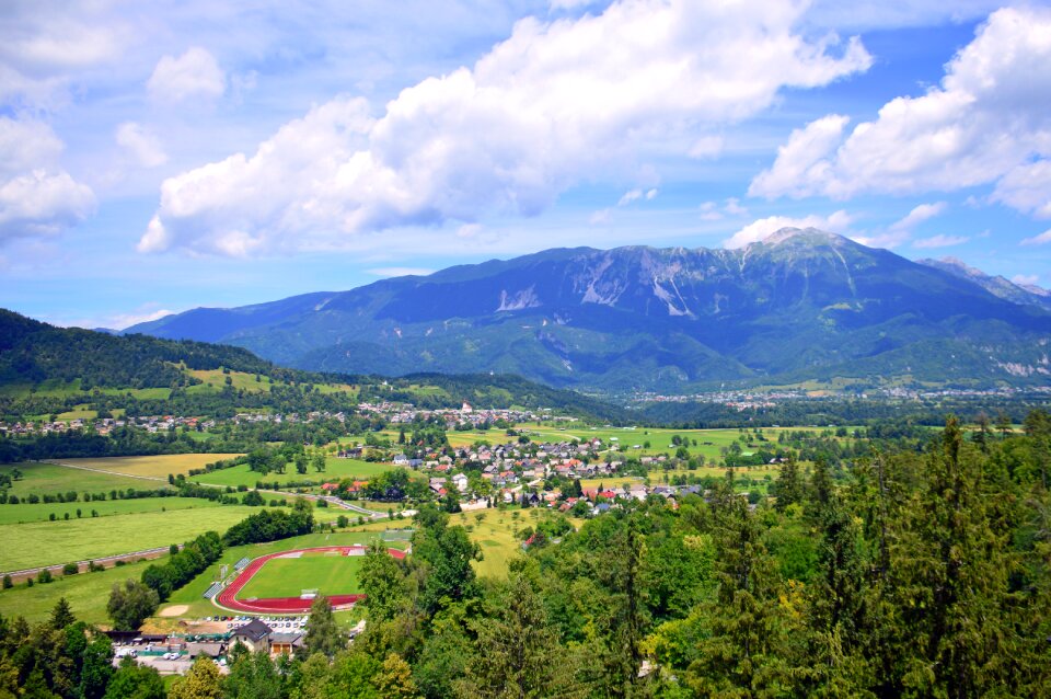 Lying mountains nature
