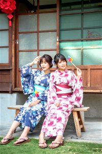 Women Girls Yukata