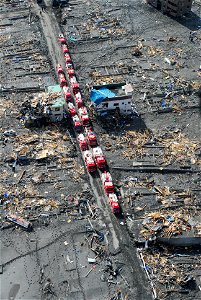 Aftermath Of The Tohoku Earthquake And Tsunami photo